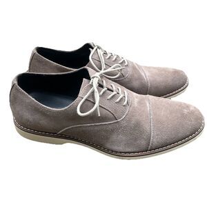 PUBLIC OPINION Men's Size 10M Camel Leather Dress Shoes Oxfords